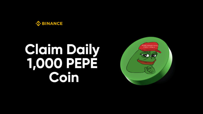 claim daily 1,000 pepe coin